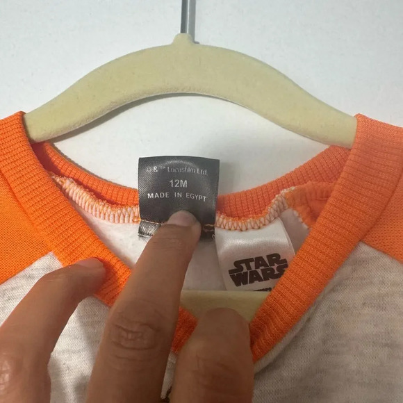 Star Wars sweatshirt special Halloween edition Sz 12 Months - Picture 5 of 6